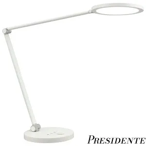 【まとめ買いで最大500円OFFクーポン!】【送料無料】デスクライト スタンドライト LED【調光調色&タイマー機能付】電気スタンド 卓上 ODS-LDC6K-W 06-1850 オーム電機