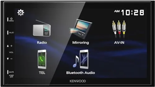 KENWOOD DMX129BT 6.8インチタッチスクリーンDMRレシーバープラス CMOS-230バックカメラ。
