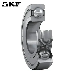 SKF 6318-2Z 単列深溝玉軸受 軸受両端鋼板シールド 内径90mmX外径190mmX幅43mm (1個)