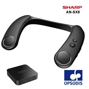 シャープ AN-SX8 【最短即日出荷】 ネックスピーカー サウンドパートナー Bluetooth対応 スピーカー・コンポ・ラジカセ PC パソコン スマホ テレビ