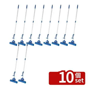【10個セット】テラモト(TERAMOTO) 吸水スポンジモップ E-2 伸縮柄 CL-844-900-0 [法人限定] | 吸水スポンジモップ テラモト モップ 伸縮柄 スポンジモップ 清掃用品 水拭きモップ 洗浄モップ お風呂