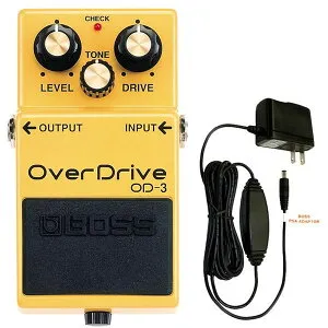 BOSS ボス OD-3 OverDrive オーバードライブ + 純正アダプター PSA-100S2 セット