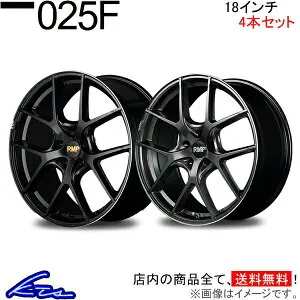 カローラクロス 10系 アルミホイール MID RMP 025F【18×7J 5-114 INSET48】マルカサービス 18インチ 5穴 114.3 +48 インセット48 COROLLA CROSS 車用ホイール 1本 4本セット 1台分 一台分 1枚 4枚【店頭受取対応