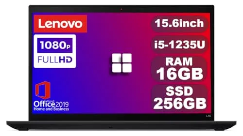 【整備済み品】 レノボ ThinkPad L15 Gen3 第12世代Core i5/16GB/256GB/15.6インチIPS/FHD/無線LAN搭載/指紋認証/Ｗebカメラ/Win11Pro搭載/テンキー/Type-C/Thunderbolt4/USB