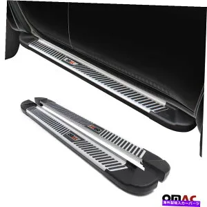 Nerf Bar 日産ローグ2008-2014サイドステップランニングボードnerf bars alu。 2x For Nissan Rogue 2008-2014 Side Step Running Boards Nerf Bars Alu. 2x【並行輸入品】