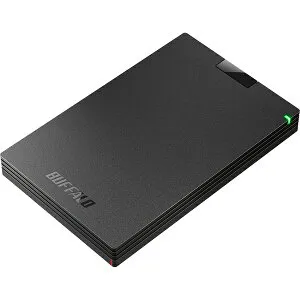 バッファロー HD-PCG1.0U3-BBA USB3.1(Gen.1)対応 ポータブルHDD スタンダードモデル ブラック 1TB