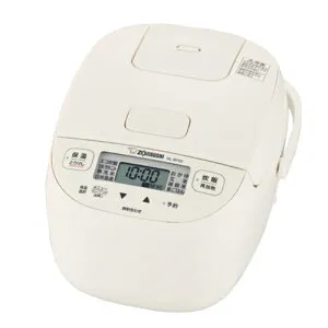 マイコン炊飯ジャー 3合炊き ソフトホワイト 極め炊き 炊飯器 立つしゃもじ付き NL-BF05-WZ 象印【ZOJIRUSHI】【2.5mmの黒厚釜】