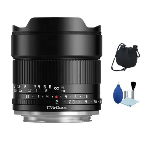 TTArtisan 10mm F2 APS-C 魚眼レンズ 105°広角マニュアルレンズ Canon EOS R RFマウントカメラ RP R3 R5 R6 R7 R8 R10 R100用