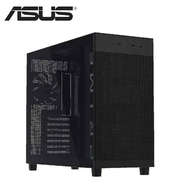 ASUS｜エイスース ASUS PRIME AP303 TG シリーズ ATXマザーボード対応 強化ガラスパネル 採用 PCケース (ブラック) PRIME AP303 TG BLACK 返品種別B
