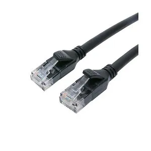 【ポイント20倍】（まとめ） ナカバヤシ ミヨシCAT.6A LANケーブル スタンダード ブラック 5m C6A-05BK 1本 【×5セット】