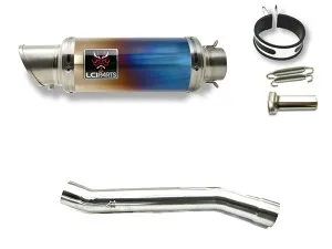 スズキ イナズマ400 1997-2001 LCIPARTS ショートチタンスリップオンマフラー