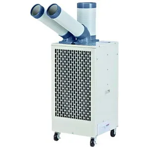 ナカトミ SAC-34S ツインダクトスポットクーラー 自動首振り 単相100V 50/60Hz 冷房機器 プレミアムシリーズ