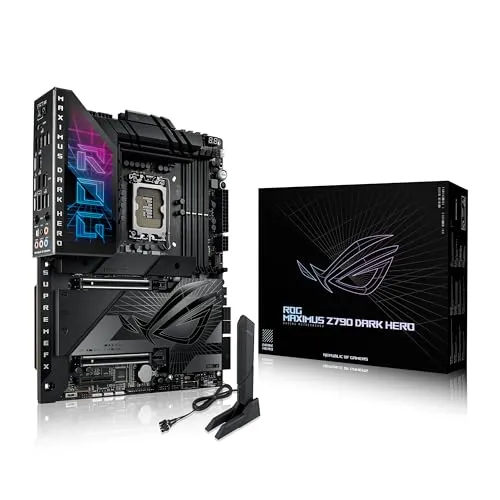 ASUS ROG Maximus Z790 Dark Hero (WiFi 7) LGA 1700(Intel 第14世代&第13世代&第12世代) ATX ゲーミングマザーボード(PCIe 5.0x16、5xM.2スロット、DDR5、2X Thunder