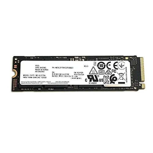 Samsung SSD 1TB PM9A1 NVMe PCIe 3.0 Gen3 x4 MZVL21T0HCLR 00BD1 KG5N3 0KG5N3 ソリッドステートドライブ Dell Alienware HP Lenovo ノートパソコン デスクトップ