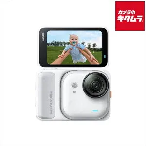 Insta360 GO Ultra スタンダードバンドル アークティックホワイト（CINSABEA-GOULTRA01） ビデオカメラ 4K 小型 高画質 ウェアラブル 《納期約1－2週間》