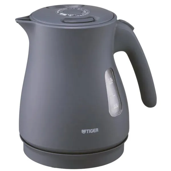 TIGER タイガー魔法瓶 PCV-A100-KN(ナイトブラック) 蒸気レス電気ケトル 1L