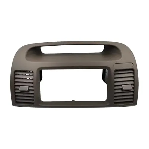 車両 エアコン コンディショニング アウトレット フロントダッシュエアベントグリル エアアウトレット 左ハンドル車内装ACエアグリルベントカバー 交換用 トヨタ カムリ XV30 2001-2006に適合(Middle-wood color)