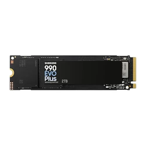 Samsung 990 EVO Plus SSD 2TB、PCIe Gen 4x4、Gen 5x2 M.2 2280、最大7,250MB/秒、PC/ノートパソコン用のアップグレードストレージ、HMBテクノロジー、インテリジェントターボライト2.0、MZ-V