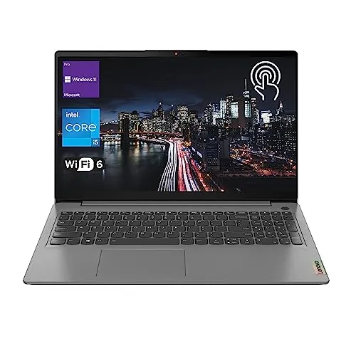 Lenovo IdeaPad 3 ノートパソコン 15.6インチ FHD タッチスクリーンディスプレイ、Intel Core i5-1135G7プロセッサー、20GB RAM、1TB SSD、Wi-Fi 6、SDカードリーダー、HDMI、ウェブカメラ、Wi