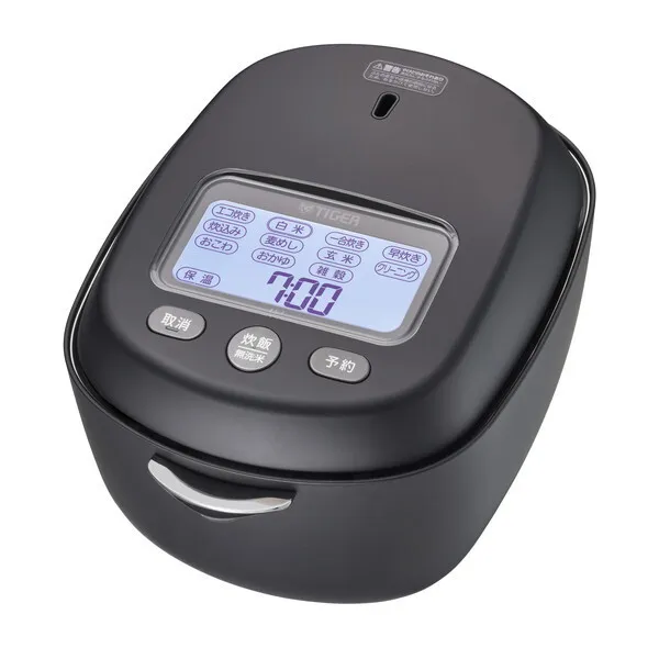 TIGER JRX-S060-KS ストーンブラック 土鍋ご泡火炊き [圧力IH炊飯器 (3.5合炊き)]