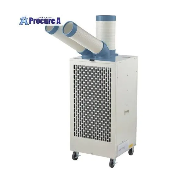 NAKATOMI スポットクーラー冷媒ガスR32 単相100V 2口 首振り機能付 ■▼611-1889 SAC-34S 1台