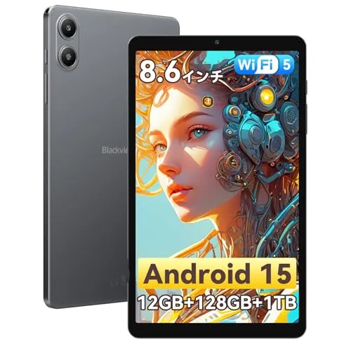 Blackview タブレット 8インチ Link 2 android 16 専用 ケース 付きtablet 12GB+128GB+1TB拡張 アンドロイド Tablet 5000mAh 5GWi-Fi+BT5.0+GPS WidevineL1 GMS認証