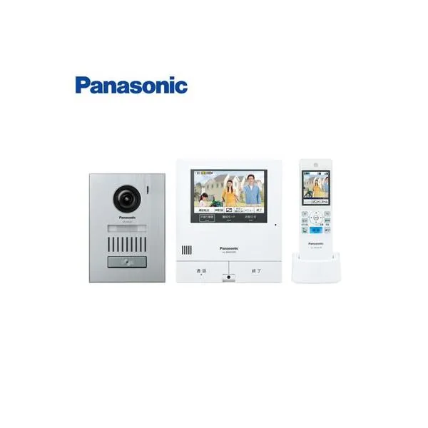パナソニック スマホで外でもドアホン カラーテレビドアホン 親機+玄関子機+子機+充電台 VL-SWD505KS スタイリッシュ