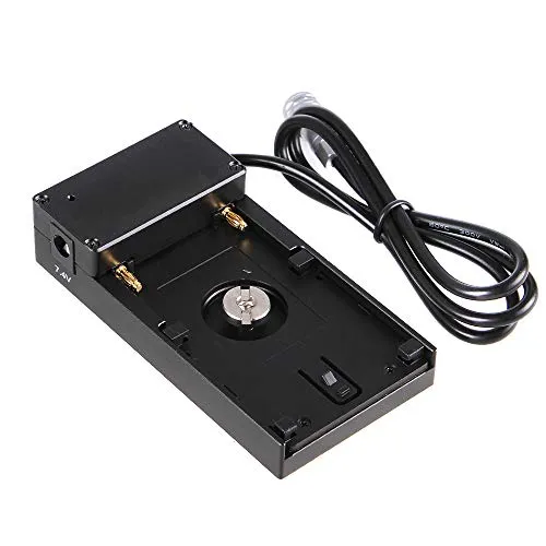 Fotga 電源アダプターケーブル NP-F970 バッテリープレートボード用 Blackmagic Pocket Cinema Camera 4K 6K Pro BMPCC 4K ムービーカメラ Sony NP-F970 F960 F770 F750 F