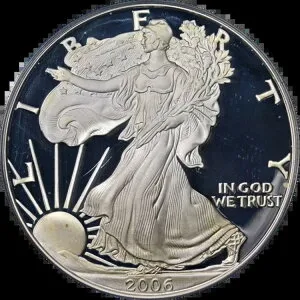 2006-W シルバー アメリカンイーグル $1 PCGS PR69 DCAM ファーストストライクラベル