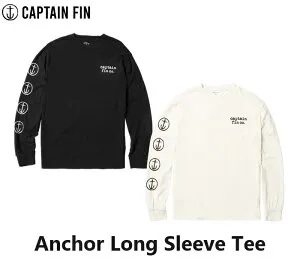 CAPTAIN FIN キャプテンフィン 【 国内正規品 】 Anchor Long Sleeve Tee アンカー ロングスリーブティー Tシャツ 長袖 ロンT サーフィン サーフ SURF スケート SK8 SKATE BLACK VINTAGE WHITE ブラック ヴィンテー