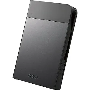 バッファロー HD-PZF1.0U3-BKA USB3.1（Gen1)対応 耐衝撃ポータブルHDD 1TB ブラック