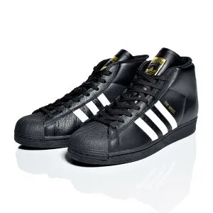 adidas SB PRO MODEL ADV BLACK WHITE アディダス プロモデル スニーカー ( ブラック 黒 白 ホワイト SUPERSTAR スーパースター ハイカット メンズ レディース ウィメンズ IE6593 )