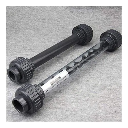 配管 2個UPVC 1/2" 3/4" 1" 1.25 1.5" 高効率オゾン混合装置インラインオゾンスタティックミキサー (Color : Transparent, Size : DN32 mixer)