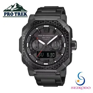 PROTREK プロトレック CASIO カシオ PRW-B1000WM-1JR Climber Line White Mountaineering コラボモデル ブラック 腕時計 電波 ソーラー トリプルセンサー モバイルリンク メンズ