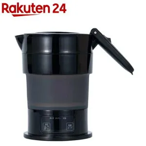 MCO コンパクトに折りたためる電気ケトル MBE-TK04 BK(1個)