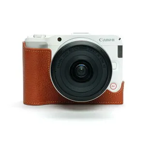 Canon EOS R50 V 専用 レザー ケース Volcano ボルケーノ TP Original カメラケース おしゃれ 本革 牛革 速写ケース ボディーハーフケース 底面開閉 バッテリー交換可能 キャノン イオス TB06EOSR50V-LB