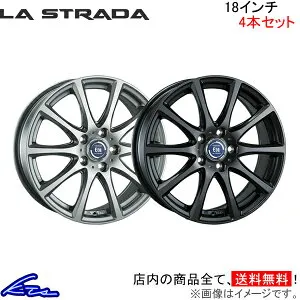 アコード VC3 アルミホイール ラ・ストラーダ ティラード イータ LETA875K48HS LETA875K48GG LA STRADA ラストラーダ TIRADO ETA 18インチ 5穴 114.3 +48 インセット48 ACCORD 車用ホイール 1本 4本セット 1台分 一