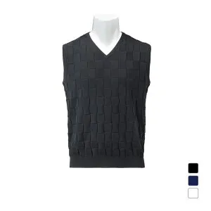 4/25限定★抽選で最大100％Pバック タイトリスト ゴルフウェア ベスト 春 夏 コットンコン Vネックベスト TLPMK132J (6665526075) メンズ Titleist