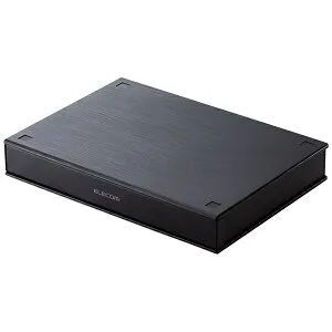 【エントリーで最大全額ポイント還元｜5/6まで】 ELECOM｜エレコム ELP-PTV040UBK 外付けHDD USB-A接続 テレビ録画向け ブラック [4TB /ポータブル型]