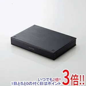 【延長保証対応!!】【新品訳あり(箱きず・やぶれ)】 ELECOM TV用2.5インチ外付けハードディスク ELP-PTV040UBK
