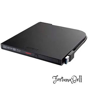 バッファロー BRXL-PT6U3-BKE (ブラック) USB3.2 (Gen1) 対応 ポータブルBD 再生/書込ソフト添付