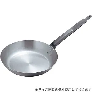 江部松商事 EBM 鉄フライパン40cm 0186400 （電磁調理器100V対応・100V-IH対応・鉄製フライパン）