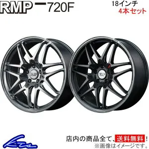 カローラクロス 10系 アルミホイール MID RMP 720F【18×7J 5-114 INSET48】マルカサービス 18インチ 5穴 114.3 +48 インセット48 COROLLA CROSS 車用ホイール 1本 4本セット 1台分 一台分 1枚 4枚【店頭受取対応