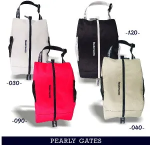 【PREMIUM CHOICE】【NEW DESIGN】PEARLY GATES パーリーゲイツニュー定番系 シグネチャーシリーズシューズケース 053-4184170/23D【2024-WEB限定アイテム】