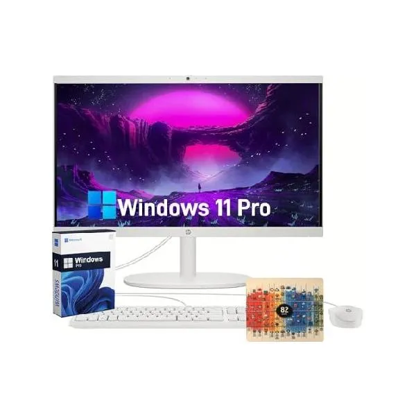 HP All in One Desktop Computer PC, 21.5" FHD Display, 16 GB RAM, 512 GB SSD, Intel Celeron J4025, Webcam, Wi-Fi 6, Bluetooth, HDMI, Windows 1_並行輸入
