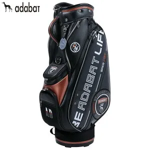 【10％割引クーポン＋P10倍以上♪】4/27まで アダバット メンズ キャディバッグ ABC429 BC ブラック/カッパー 特価