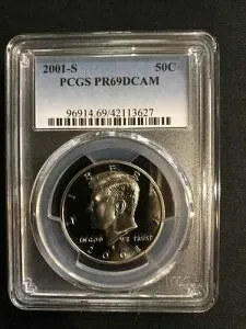 2001 S 50C ケネディ ハーフダラー PCGS PR69DCAM