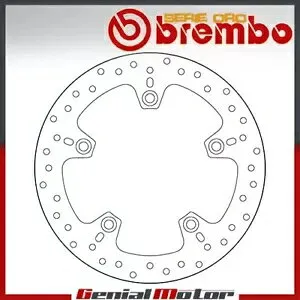 ブレーキディスク 固定ブレンボセリエオロリア Bmw F 800 Gt 800 2013 - 2016用 Brake Disc Fixed Brembo Serie Oro Rear for Bmw F 800 Gt 800 2013 - 2016 【並行輸入品】