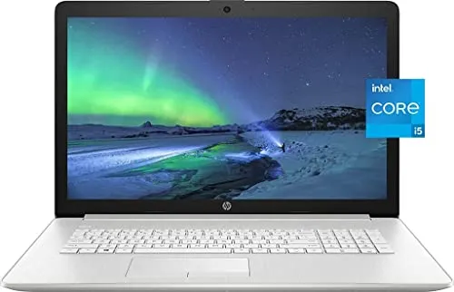 HP [Windows 10 Home 2022 ノートパソコン 17.3インチフルHDノンタッチディスプレイ] 第11世代 Intel Core i5-1135G7プロセッサー 8GB RAM 1TB HDD ウェブカメラ HDMI Wi-Fi シルバー