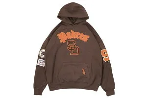 PRO STANDARD SAN DIEGO PADRES BEST DROP SHOULDER PO HOODIE (LSP5315216-BRN:BROWN)プロスタンダード/サンディエゴパドレス/フーディー/ブラウン